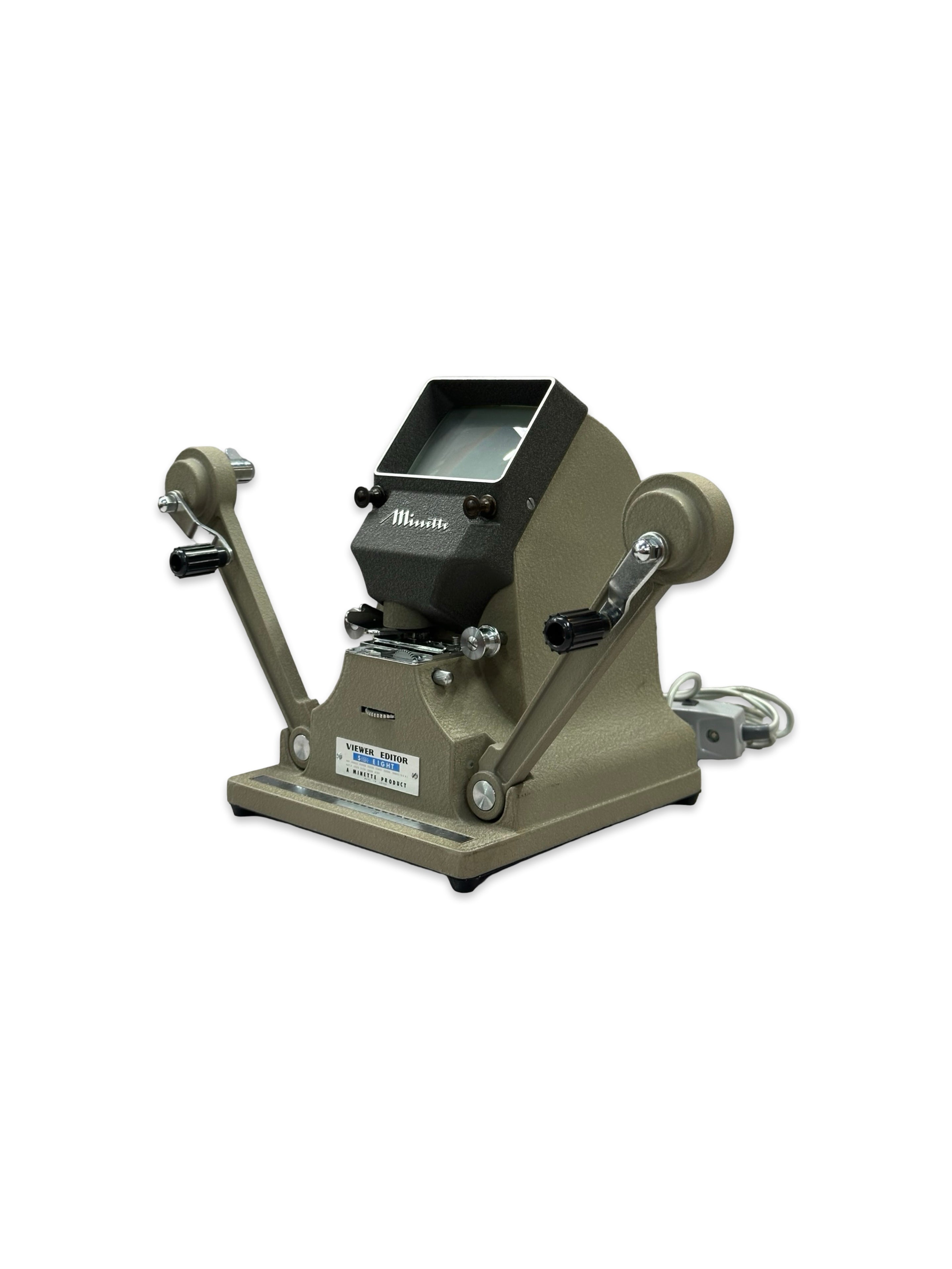 Minette S-5 Film Viewer Editor | High-Definition Glass Screen | Super 8 Movie Gear