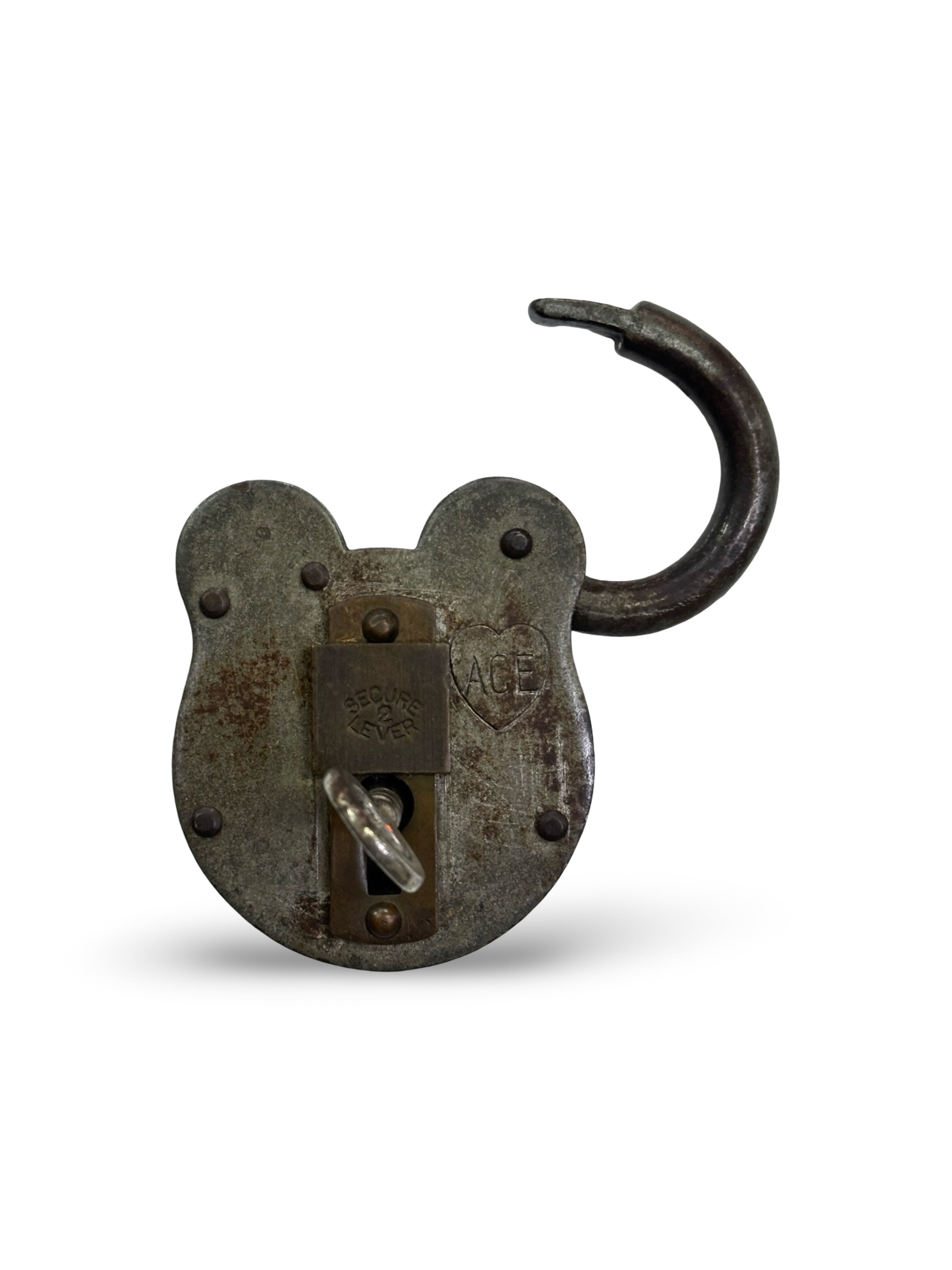 ヴィンテージ ACE 南京錠（オリジナルキー付き）