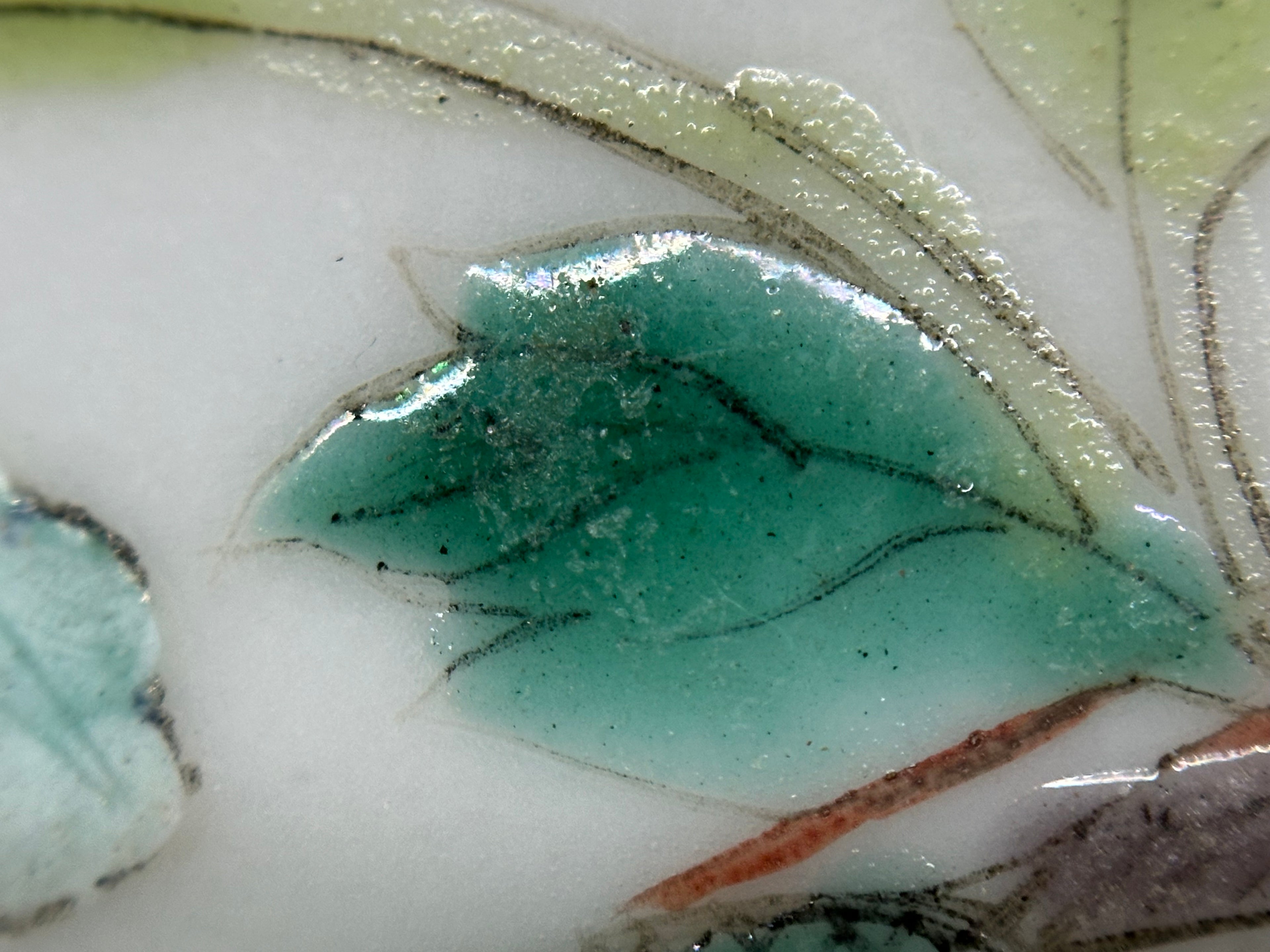 Antique Peranakan nyonya Famille Rose Small Dish – Phoenix & Peony Motif