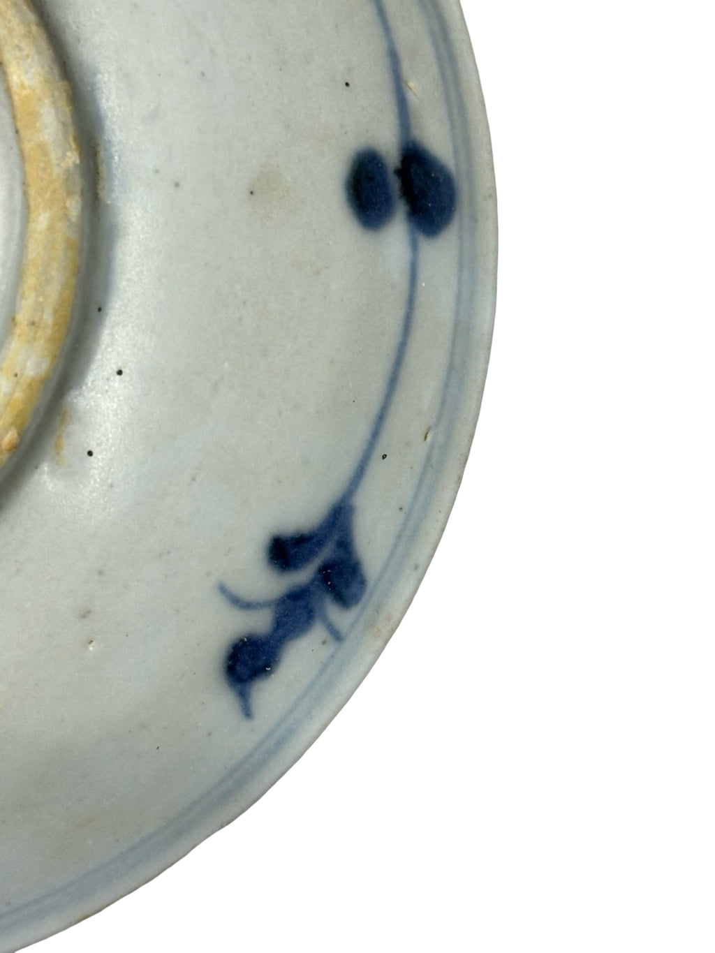 Authentic 1822 Tek Sing Shipwreck Blue & White Porcelain Bowl – "Flowering Peony" Design (Nagel Lot 6091)