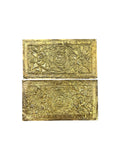 A pair of straits Chinese Penarakan Nyonya Silver Pillow ends ( Buntal plates , Kapala Bantal ) 1920’s-1930’s