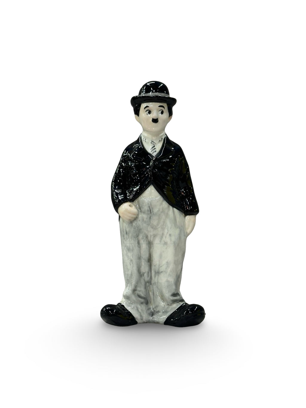 Vintage Charlie Chaplin "The Tramp" Ceramic Coin Bank – Official Bubbles Inc. S.A. License