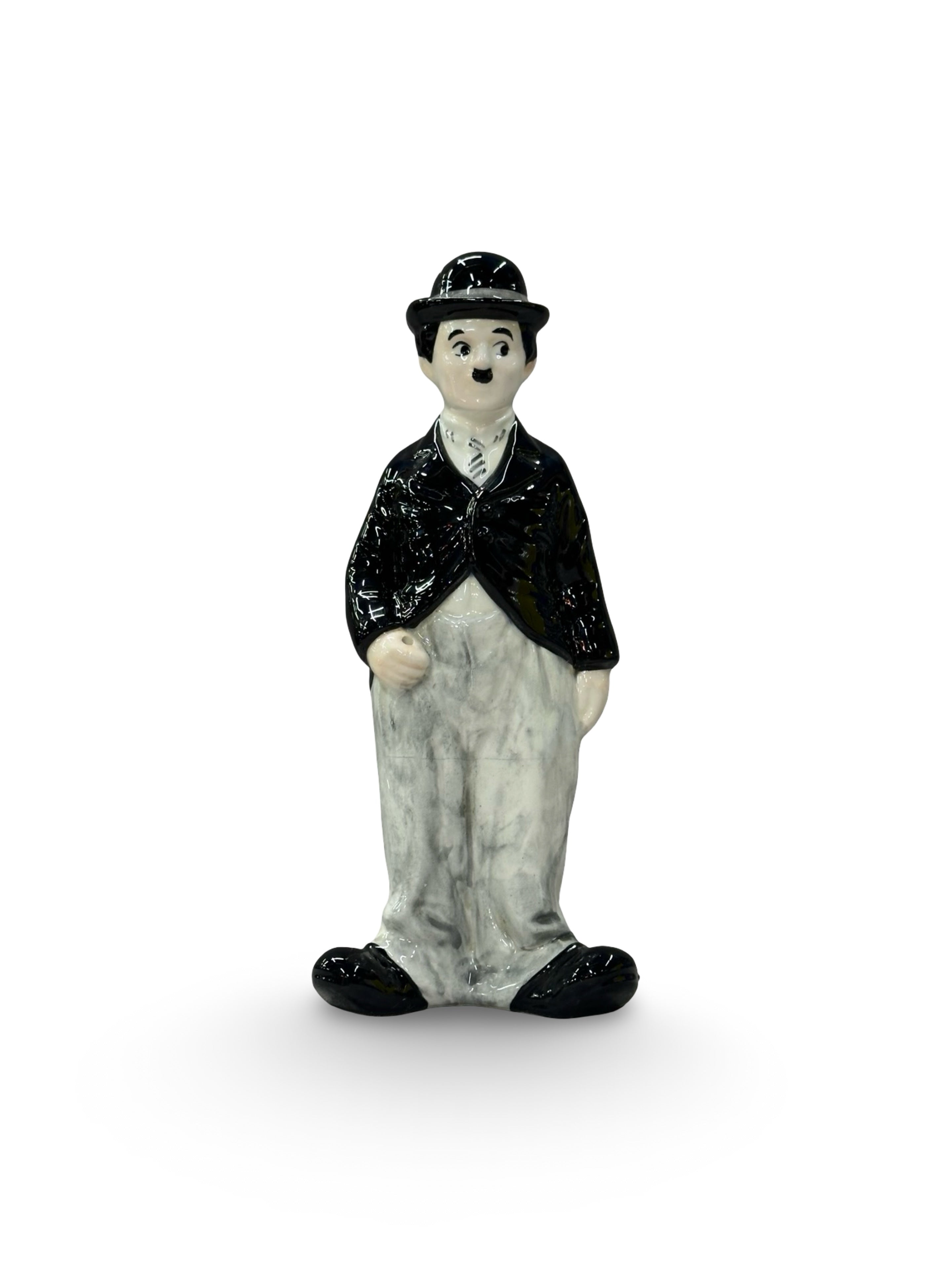 Vintage Charlie Chaplin "The Tramp" Ceramic Coin Bank – Official Bubbles Inc. S.A. License
