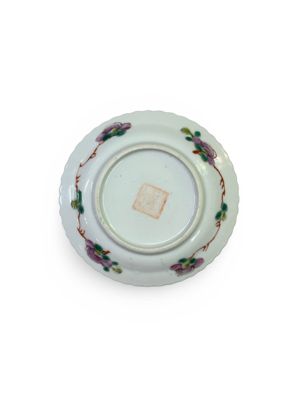 Antique Peranakan nyonya Famille Rose Small Dish – Phoenix & Peony Motif