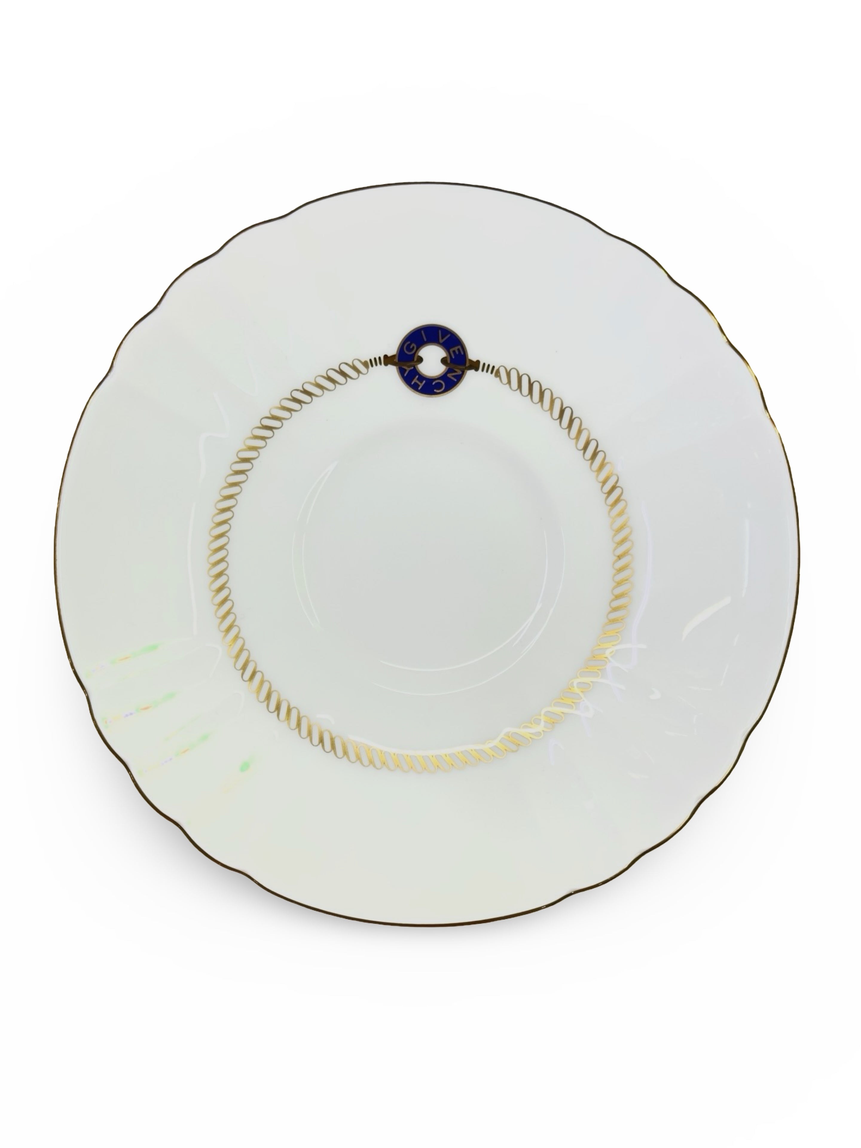 Vintage Givenchy Fine Bone China Teacup & Saucer Set - Pair of 2