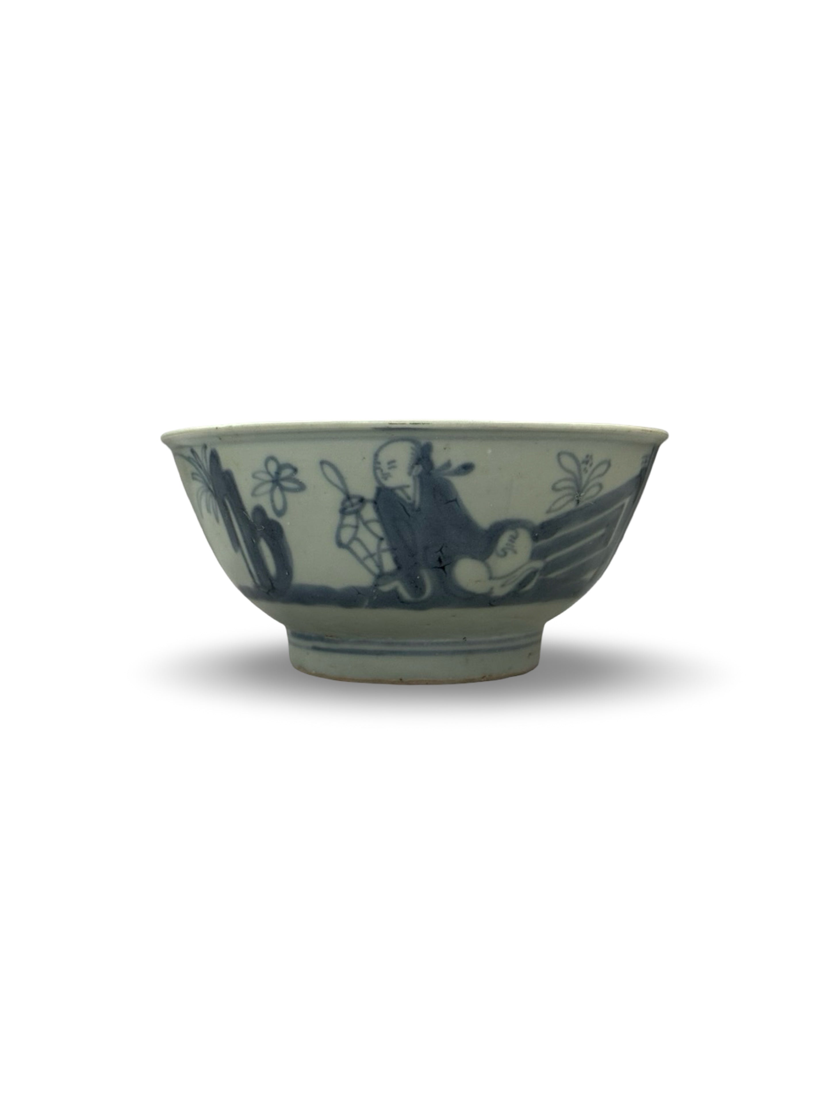Authentic Tek Sing Shipwreck Porcelain Bowl - Qing Dynasty c.1822 - Nagel Auction Provenance