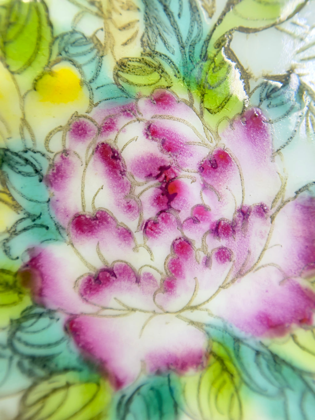 20th-Century Square Elephant handle vase