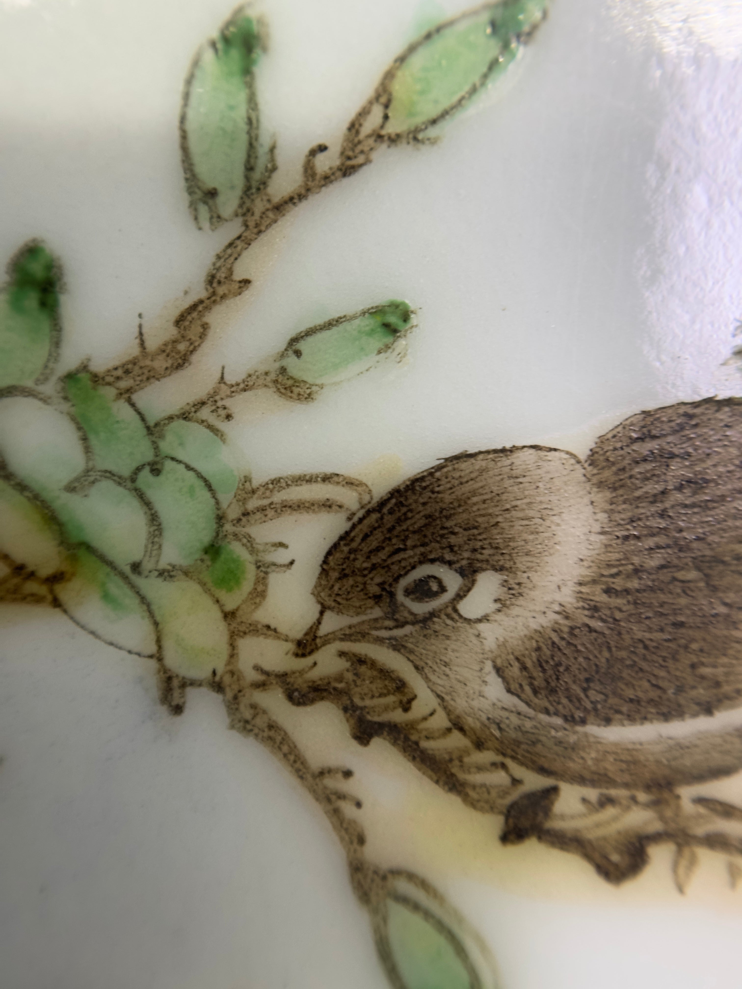 20th-Century Square Elephant handle vase