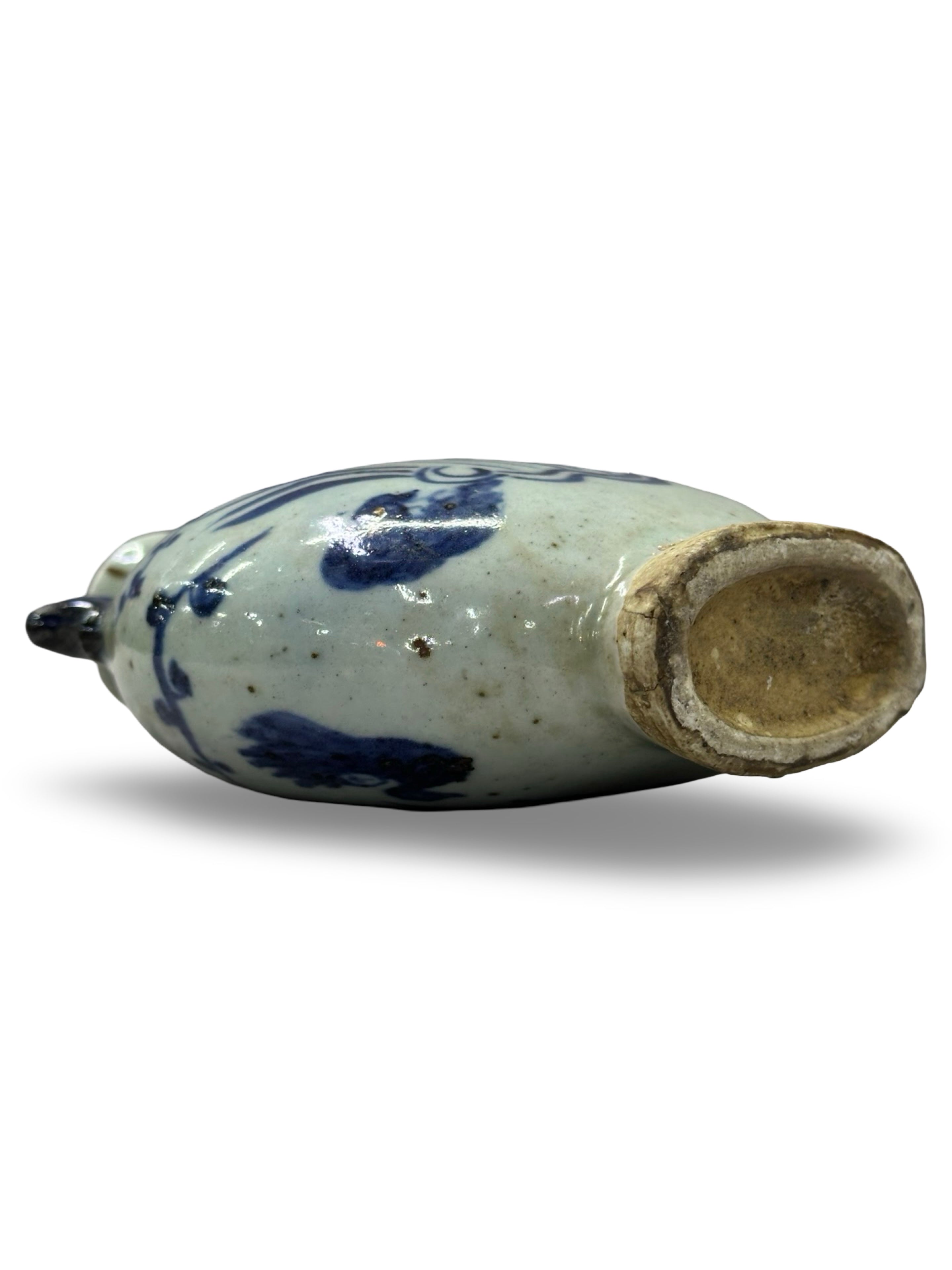 Blue and White Baoyueping Moonflask – 19th Century Style