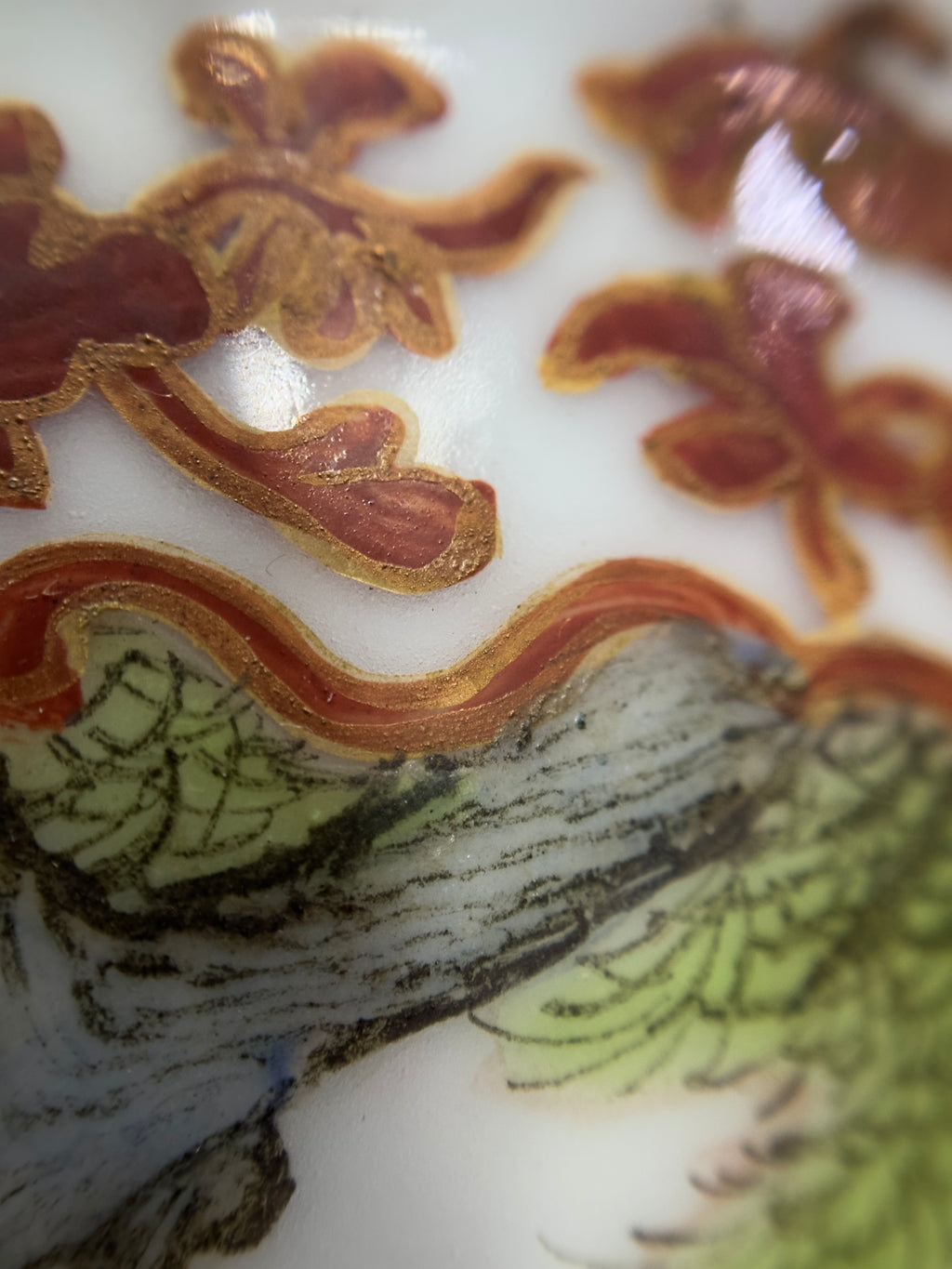 20th-century Chinese tripod censer ceramic