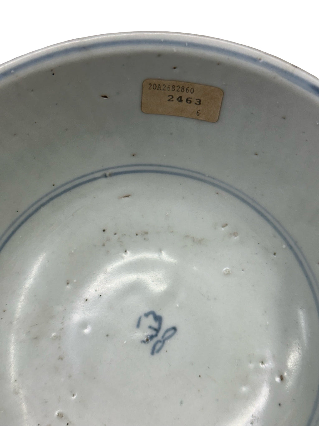 Authentic Tek Sing Shipwreck Porcelain Bowl - Qing Dynasty c.1822 - Nagel Auction Provenance