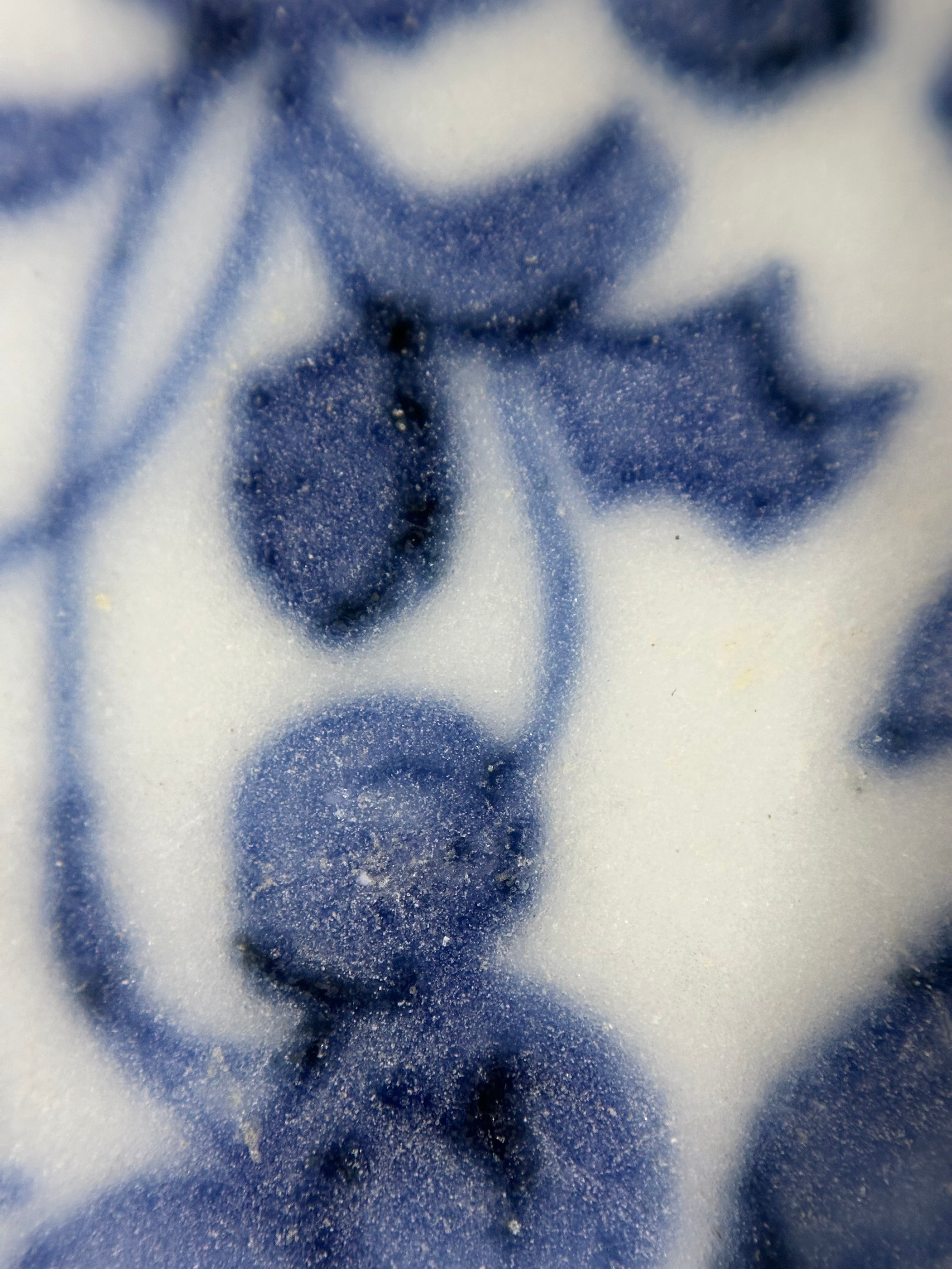 Authentic 1822 Tek Sing Shipwreck Blue & White Porcelain Bowl – "Flowering Peony" Design (Nagel Lot 6091)