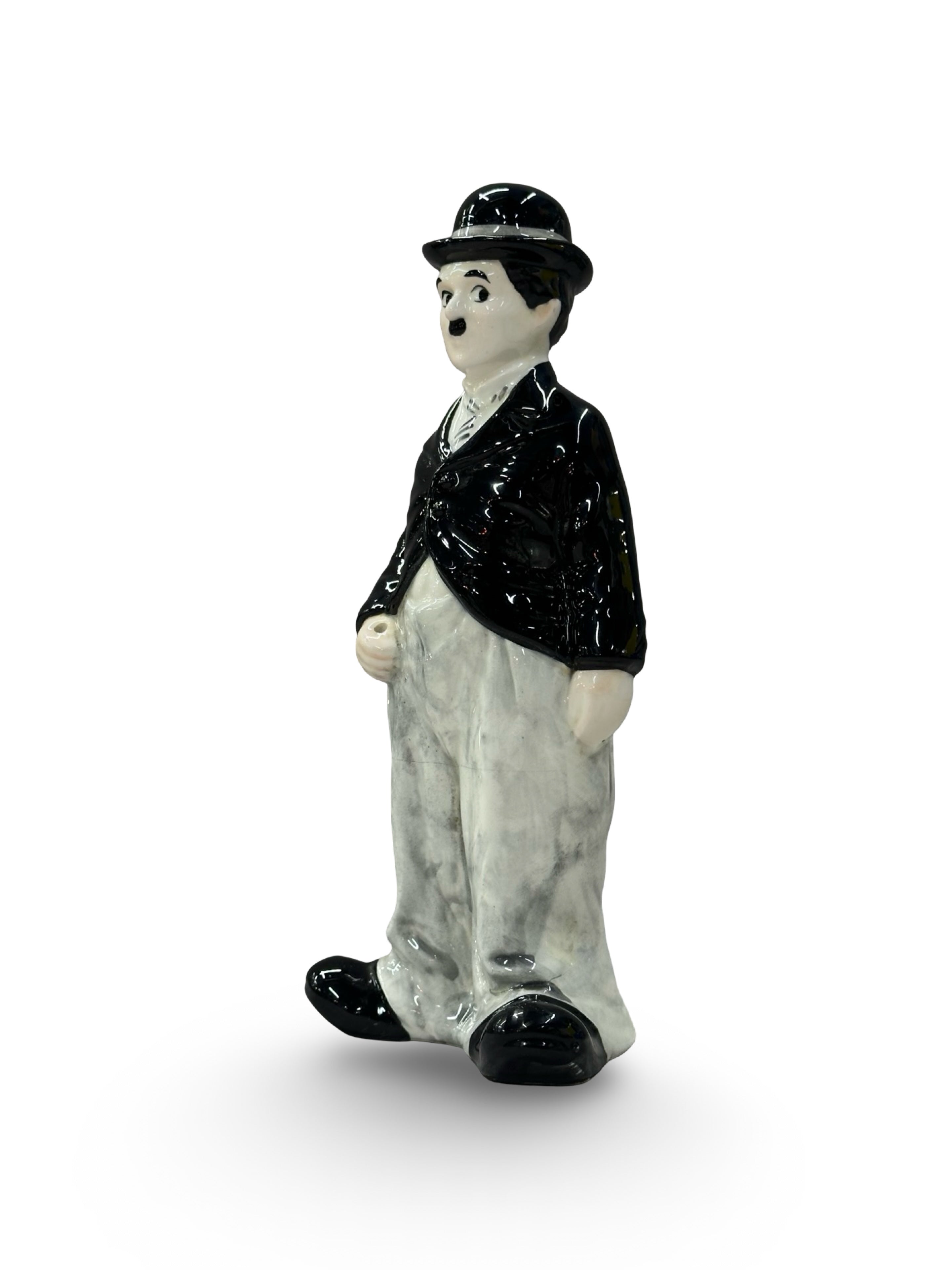 Vintage Charlie Chaplin "The Tramp" Ceramic Coin Bank – Official Bubbles Inc. S.A. License