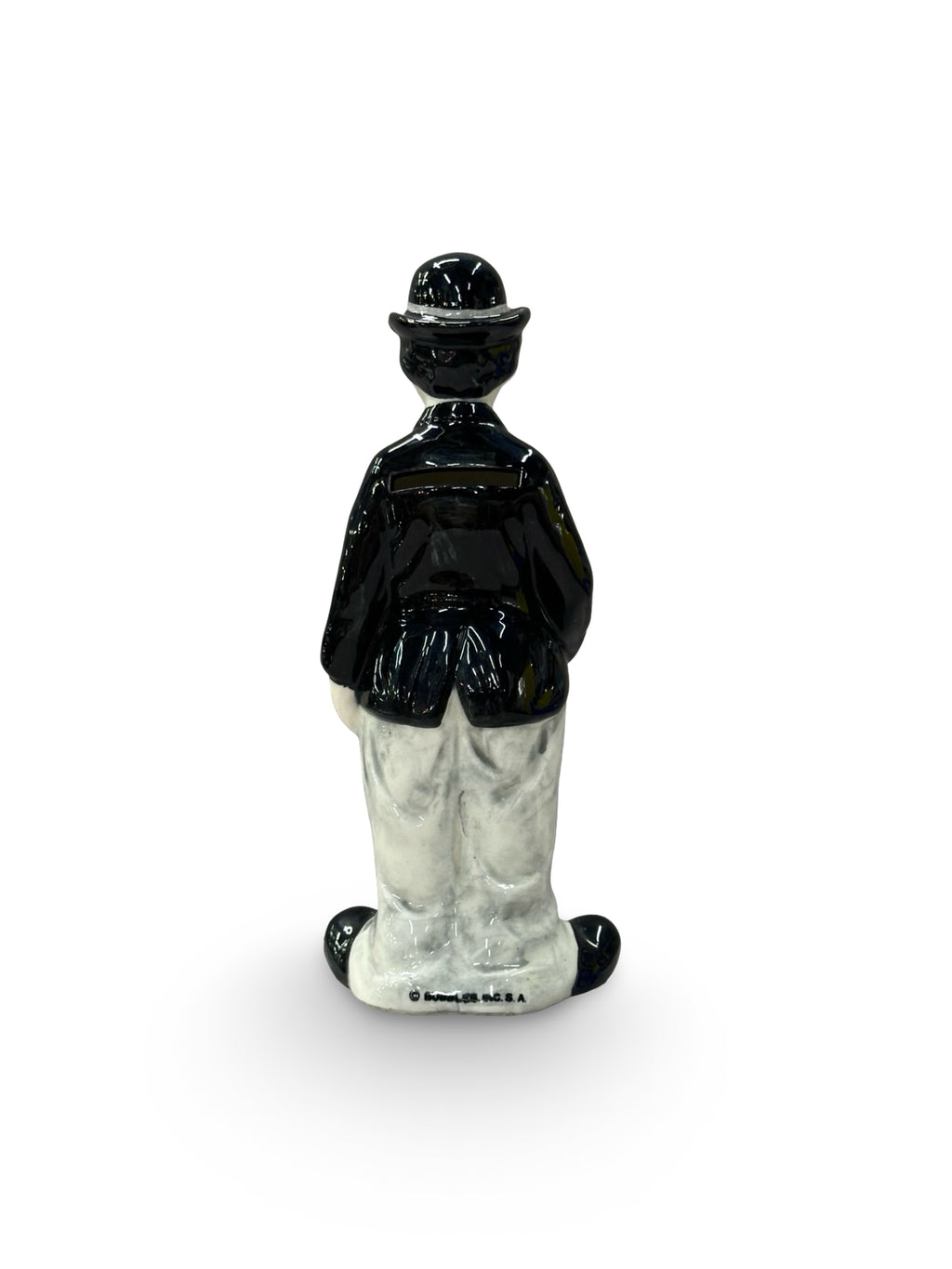 Vintage Charlie Chaplin "The Tramp" Ceramic Coin Bank – Official Bubbles Inc. S.A. License