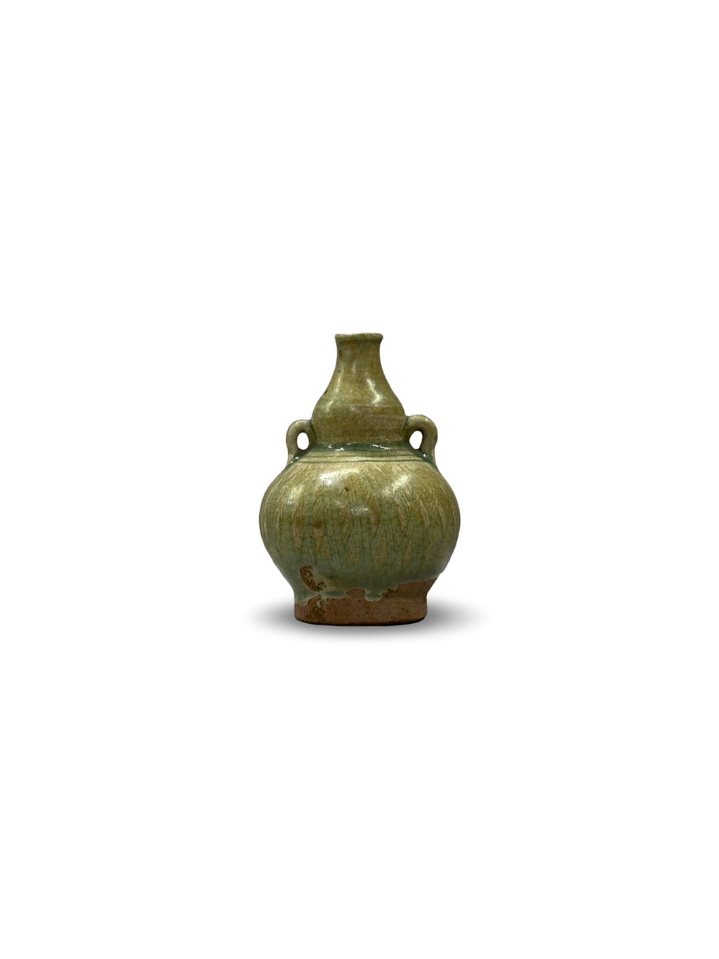 10th-13th Century Chinese Song Dynasty Green Glazed Mini Jar