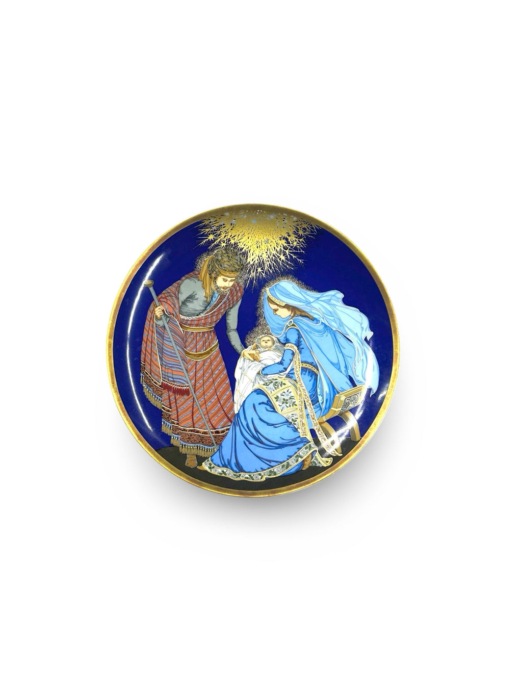 Hutschenreuther 1982 "The Nativity" Limited Edition Christmas Plate - William & Charlotte Hallett