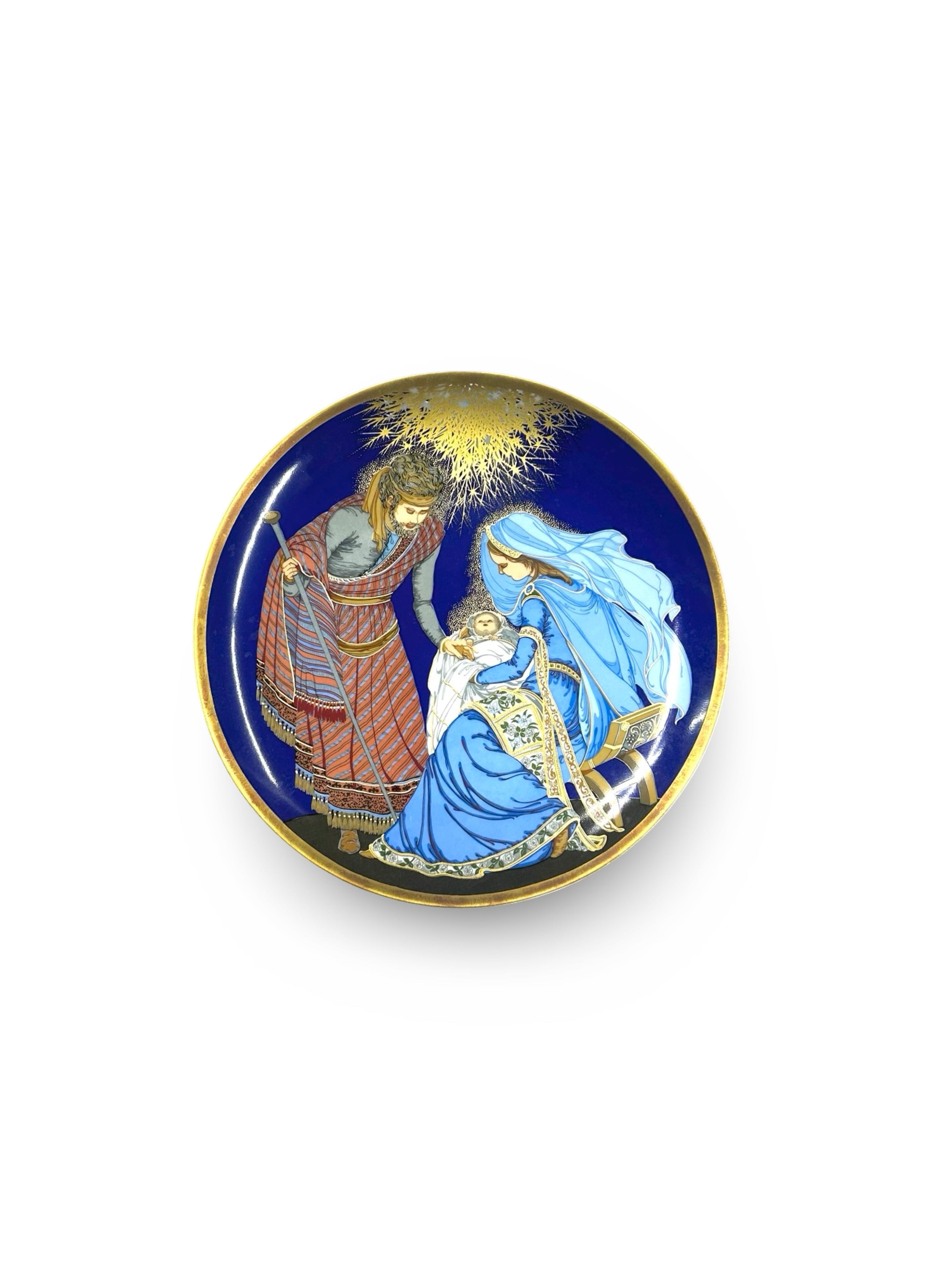 Hutschenreuther 1982 "The Nativity" Limited Edition Christmas Plate - William & Charlotte Hallett