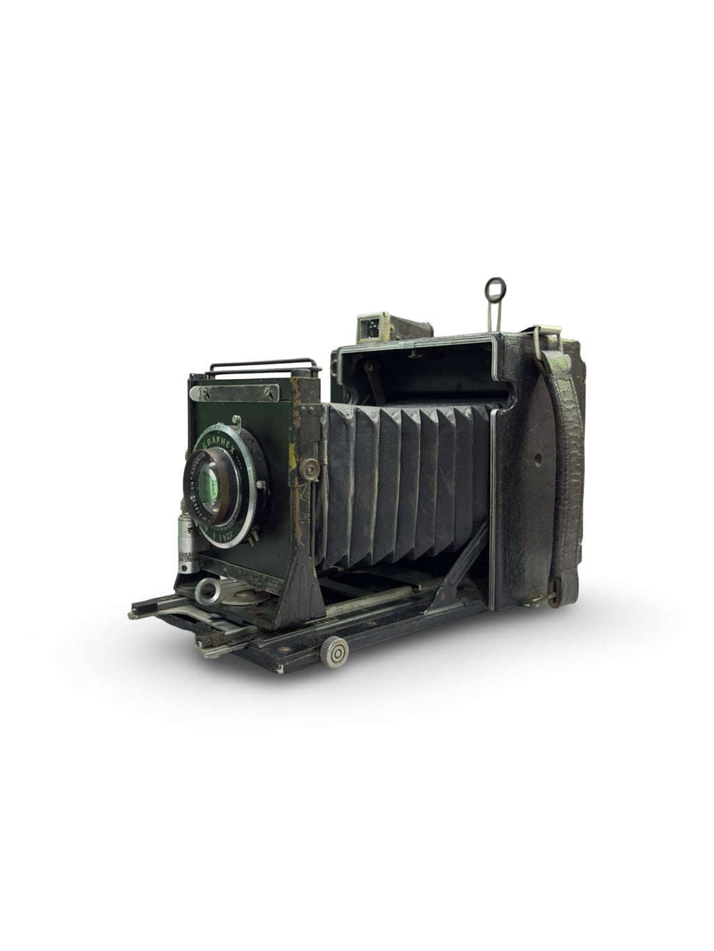 Mid-20th century late 1930’s - 1940’s Graphex speed press camera with film holder